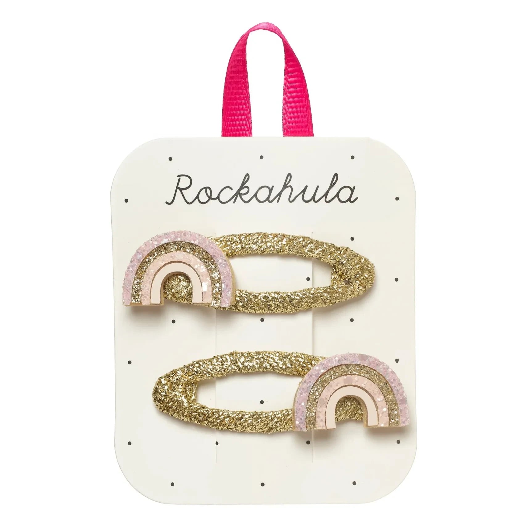 Rockahula Kids - Set de 2 horquillas de arcoíris | Dorado