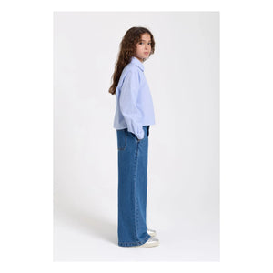Smallable Kid - Vaqueros anchos Paloma | Azul vaquero