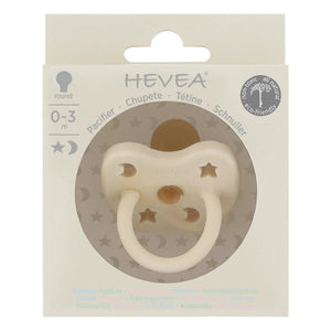 Hevea - Chupete Redondo de Caucho Natural | Leche