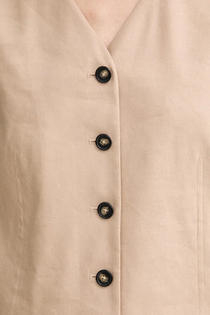 Marc O'Polo chaleco de lino para mujer