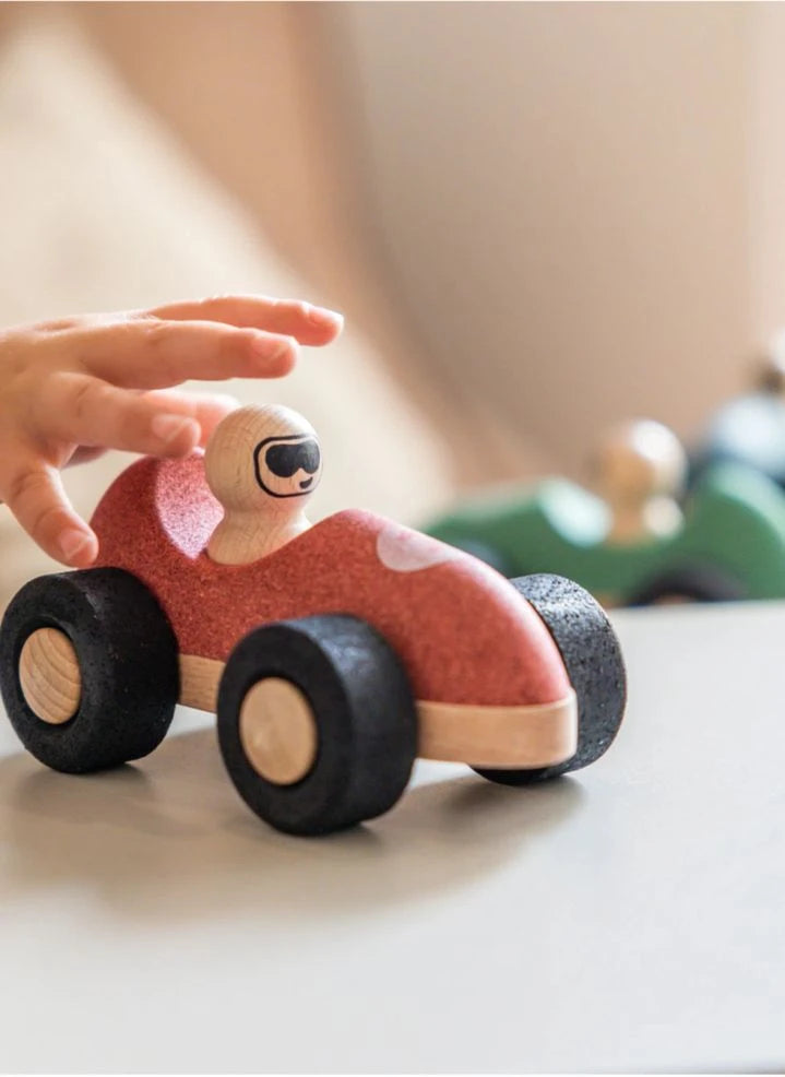 Korko - Coche de carreras de corcho | Rojo