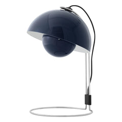 & Tradition - Lámpara de mesa Flowerpot VP4, Verner Panton | Azul Oscuro