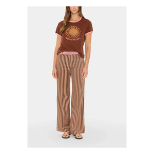 Xirena - Pantalones de rayas Serra | Rosa