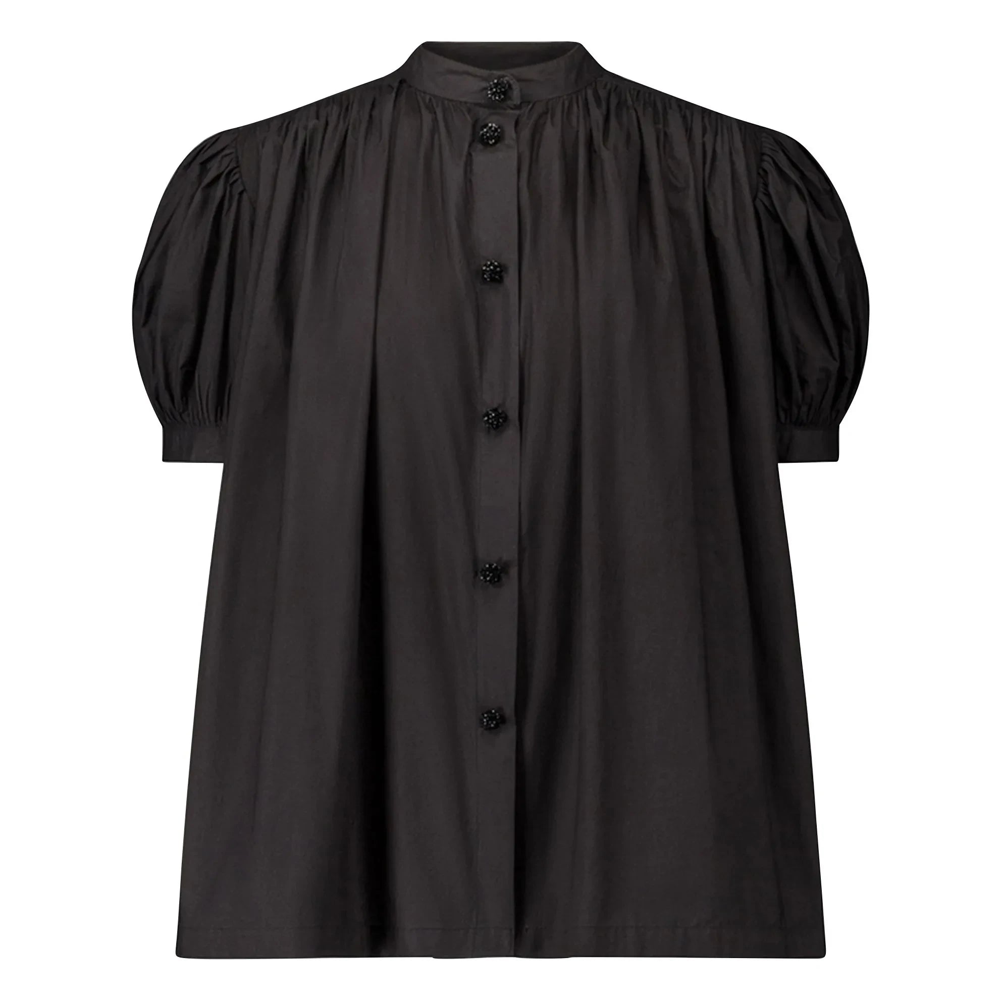 Laurence Bras - Blusa de algodón Ajmer | Negro
