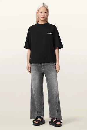 Camiseta oversize de algodón AllSaints HALIS para mujer