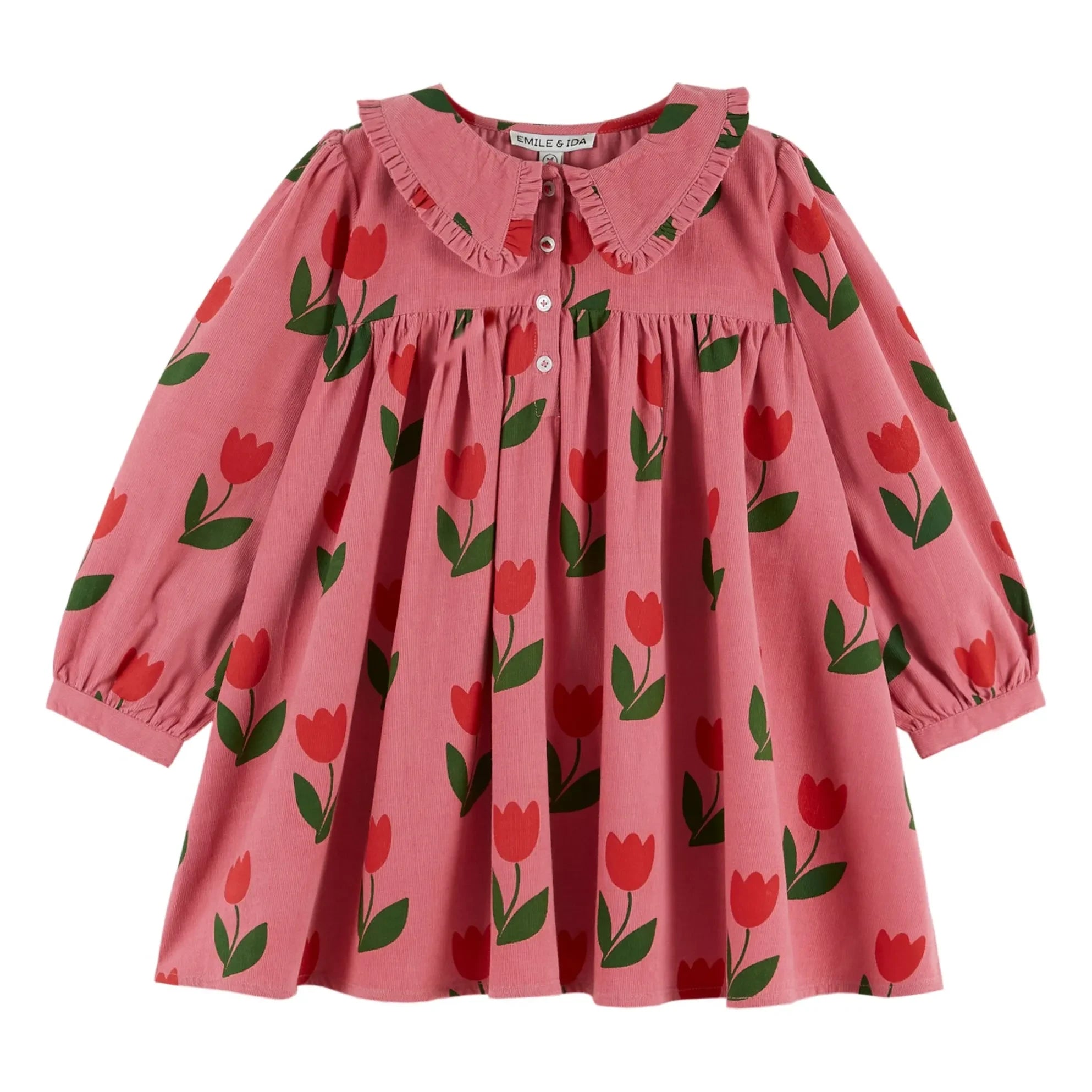 Emile et Ida - Vestido amplio Tulip | Rosa