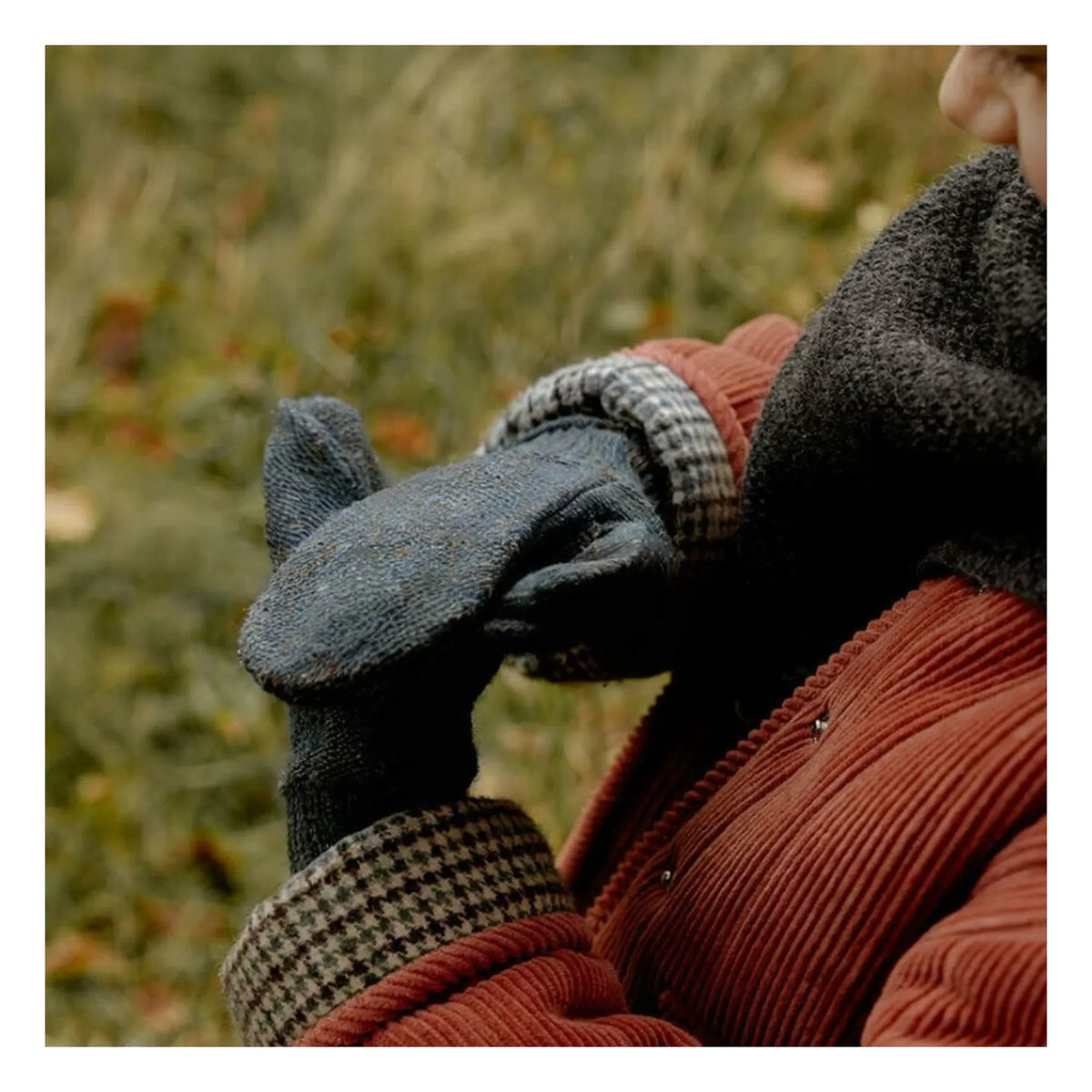 Lililotte - Guantes de Lana Martin | Gris