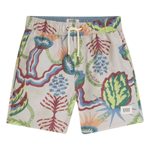 Scotch & Soda - Shorts de baño con estampado floral del desierto | Beige