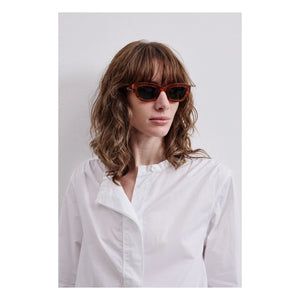 Pomandère - Blusa de popelina de algodón | Blanco