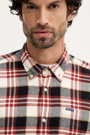 Camisa de algodón Barbour Fallbay