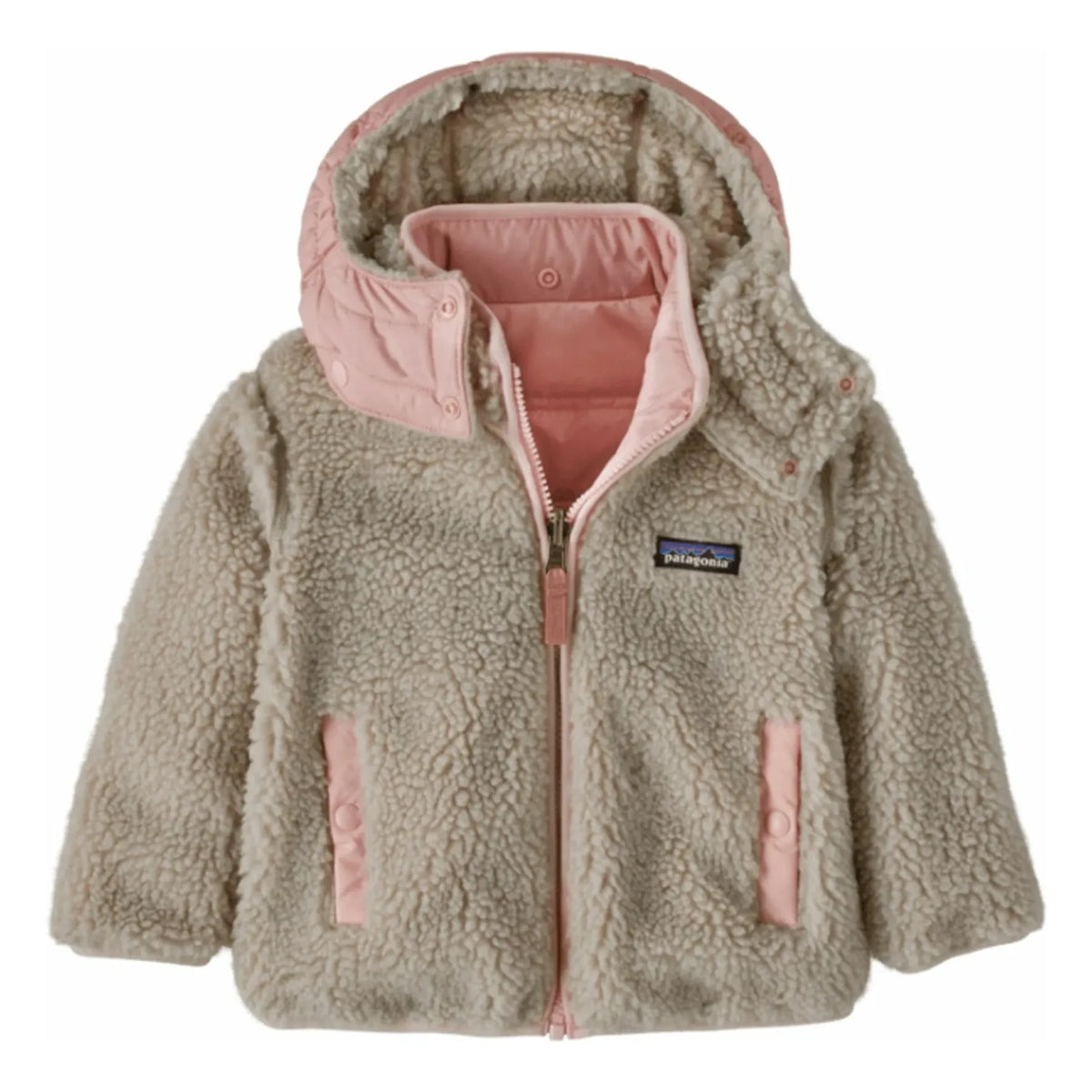 Patagonia - Chaqueta Reversible Tribbles de Fibra Reciclada | Rosa