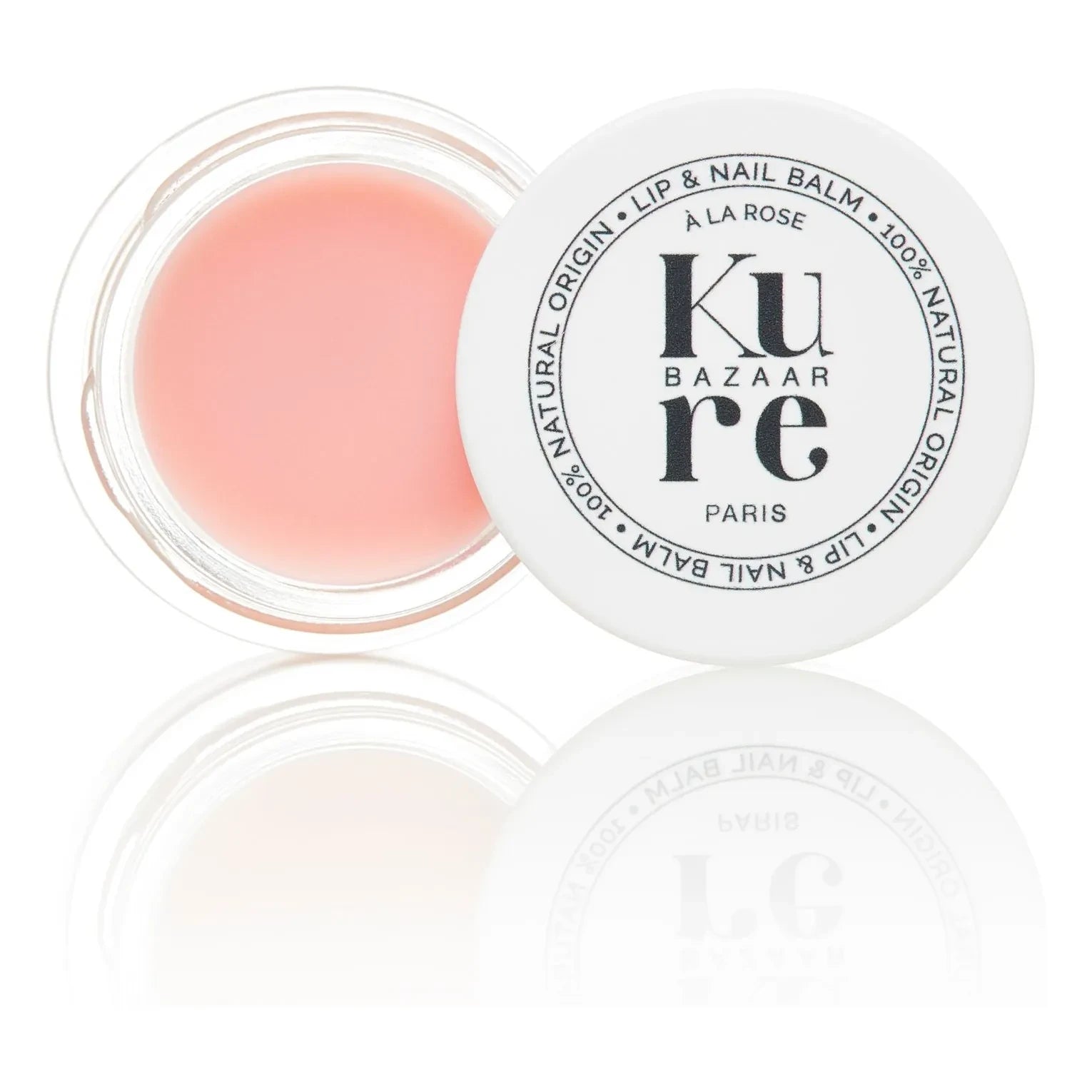 Kure Bazaar - Bálsamo labial y de uñas de rosa - 10 ml