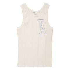 True Artist - Camiseta de tirantes a rayas N°20 | Marfil