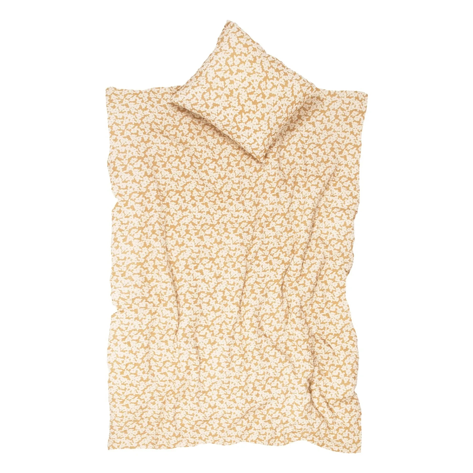 Nobodinoz - Juego de ropa de cama Wabi-Sabi Sakura | Mostaza