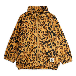Mini Rodini - Chaqueta de Leopardo de Poliéster Reciclado | Beige