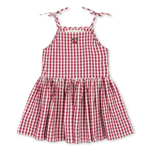 Konges Sløjd - Vestido Isotta Cuadros Algodón Orgánico