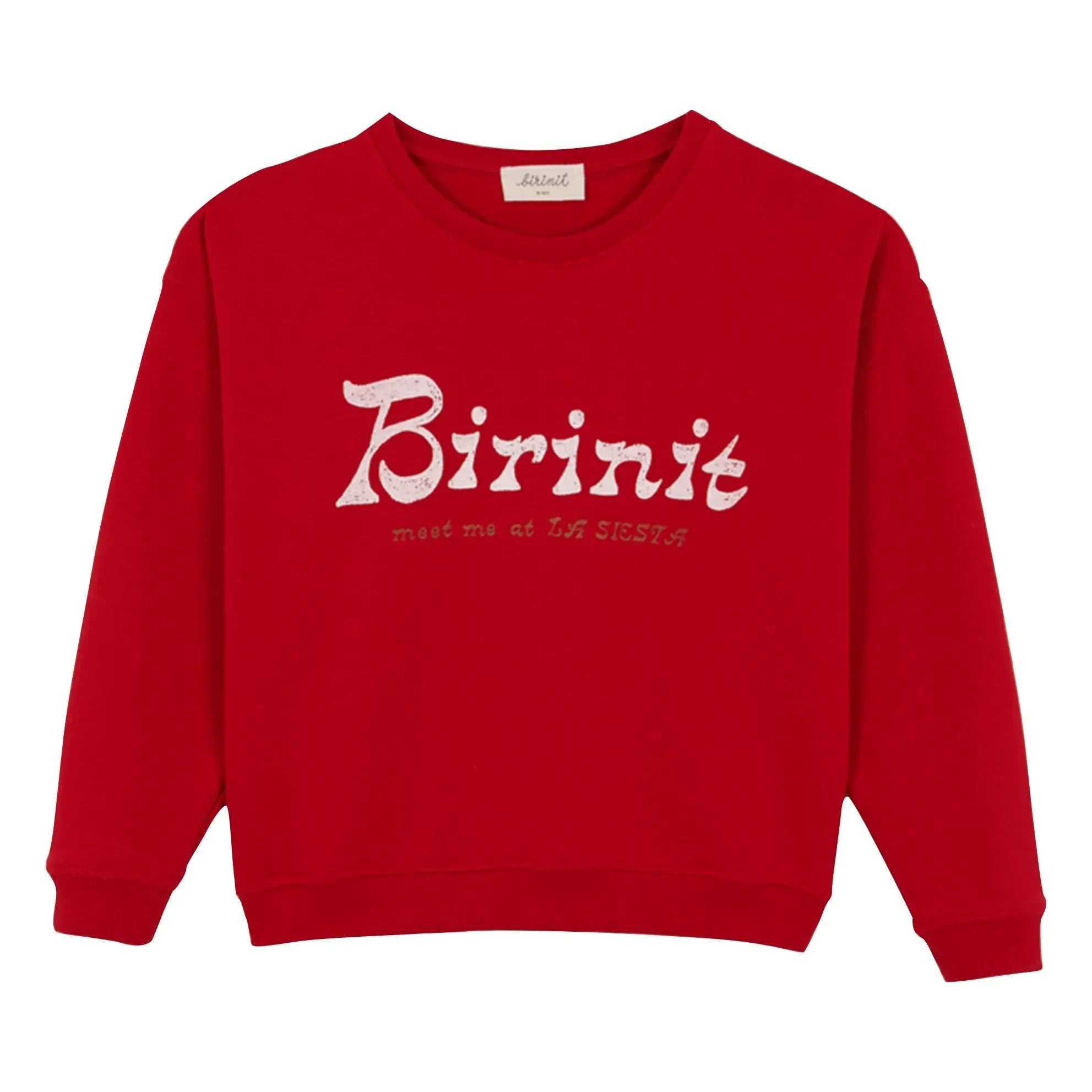 birinit - Sudadera de algodón orgánico Chili Birinit | Rojo