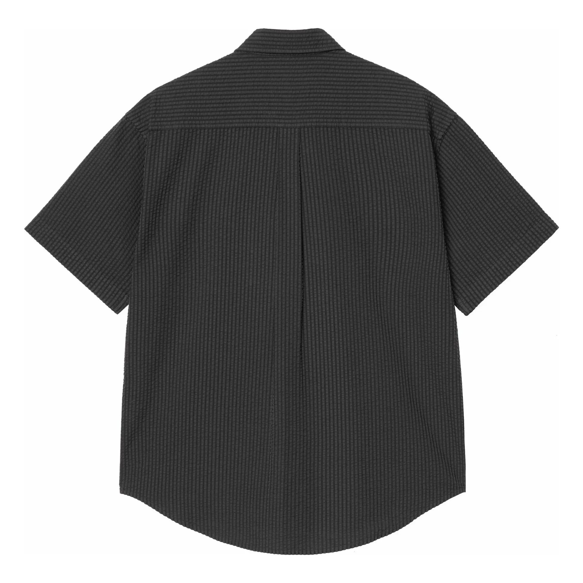 Carhartt WIP - Camisa Toland a Rayas de Seersucker | Negro