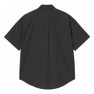 Carhartt WIP - Camisa Toland a Rayas de Seersucker | Negro