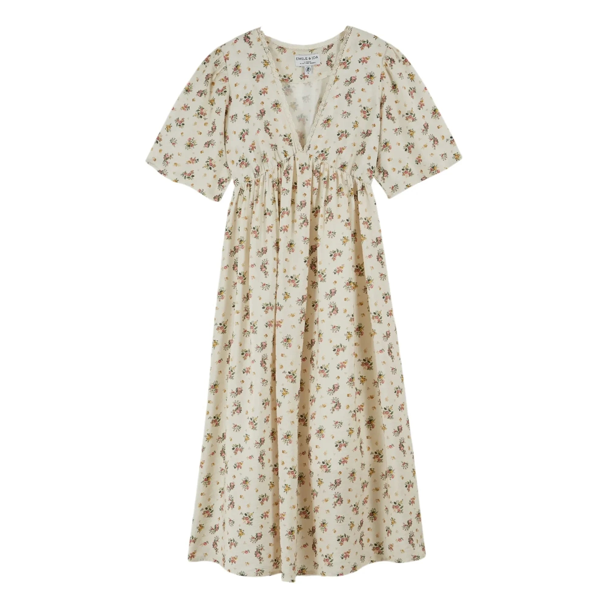 Emile et Ida - Vestido Dovary | Crema
