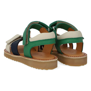 Angulus - Sandalias de doble tira | Verde Prado