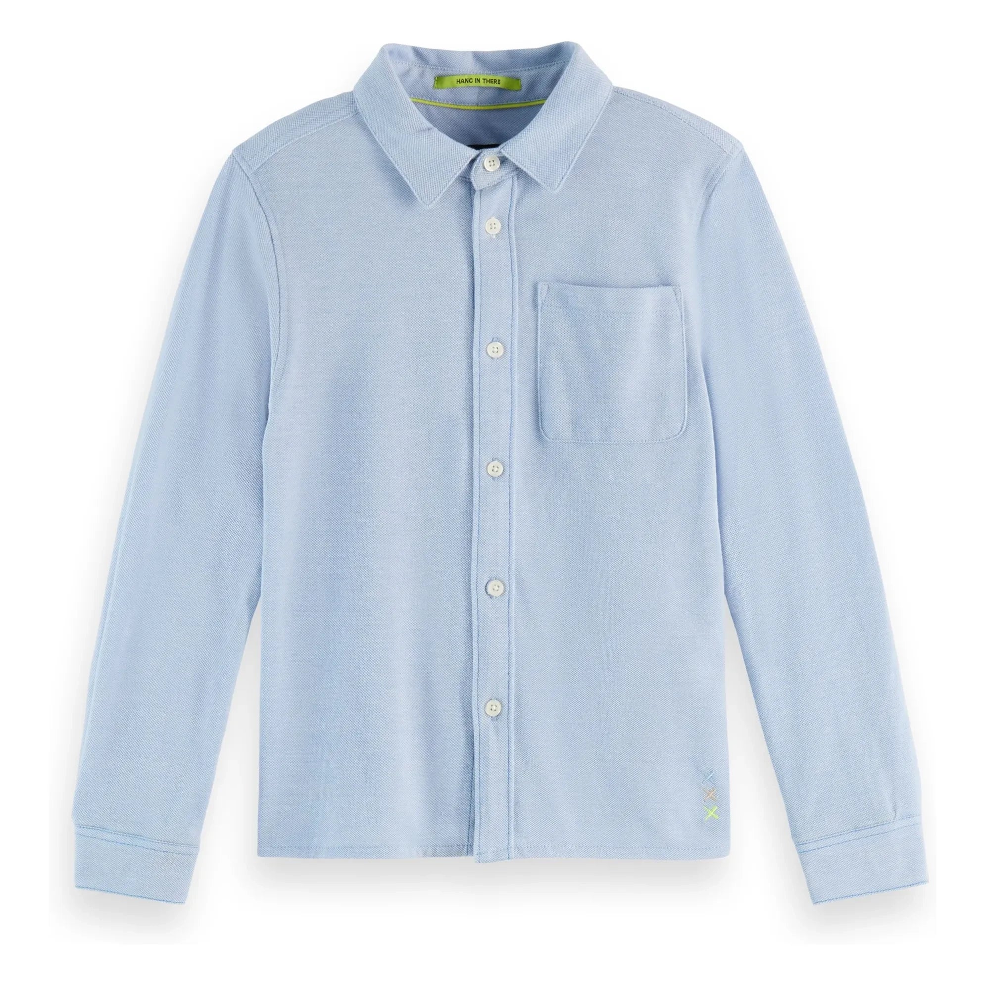 Scotch & Soda - Camisa de piqué bicolor | Azul
