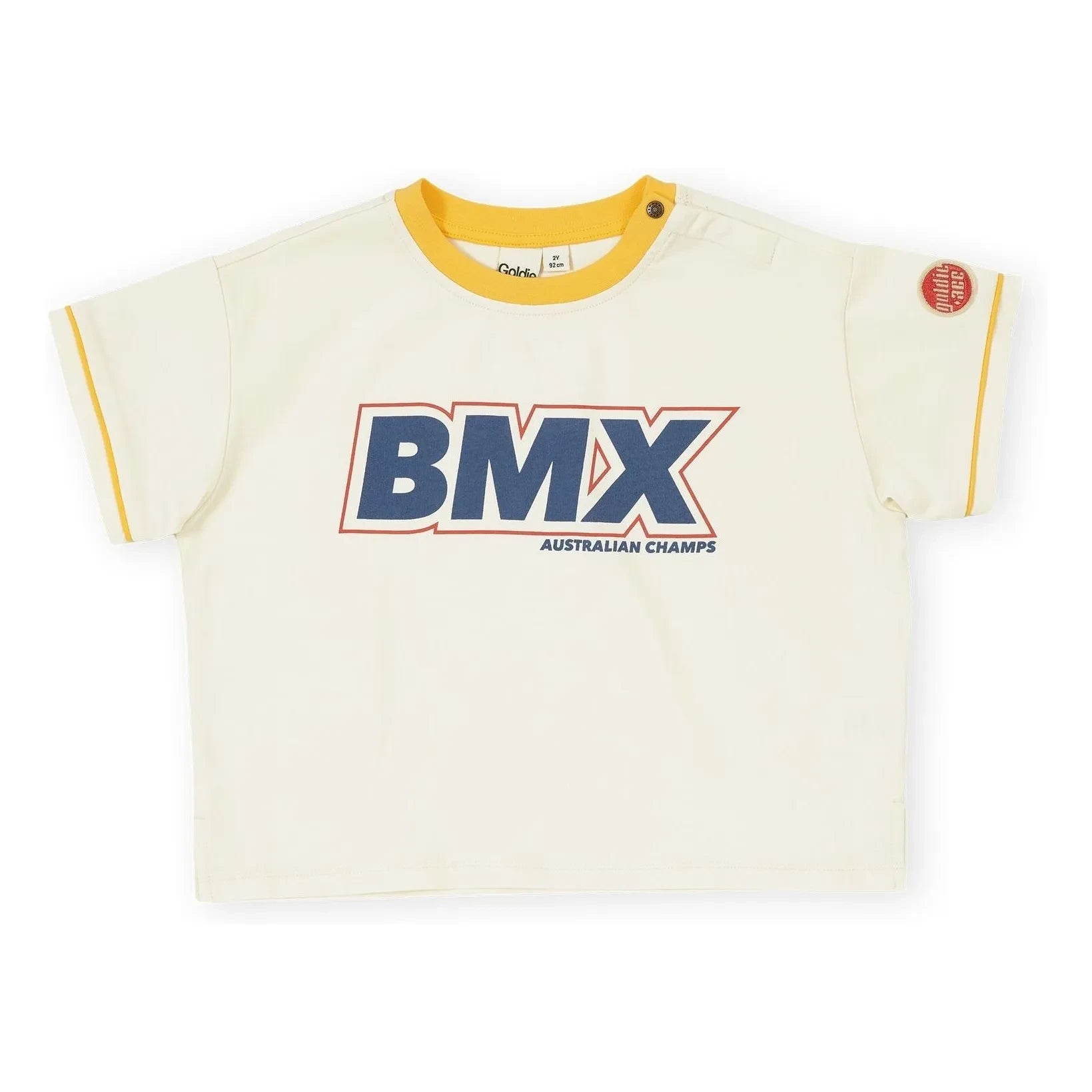 Goldie + Ace - Camiseta oversize BMX | Crema