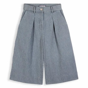Maria de la Orden - Spencer Algodón Bermuda Pantalones Cortos | Azul