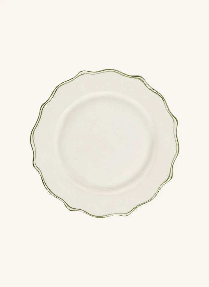 Anna + Nina - Basil Plato | Blanco