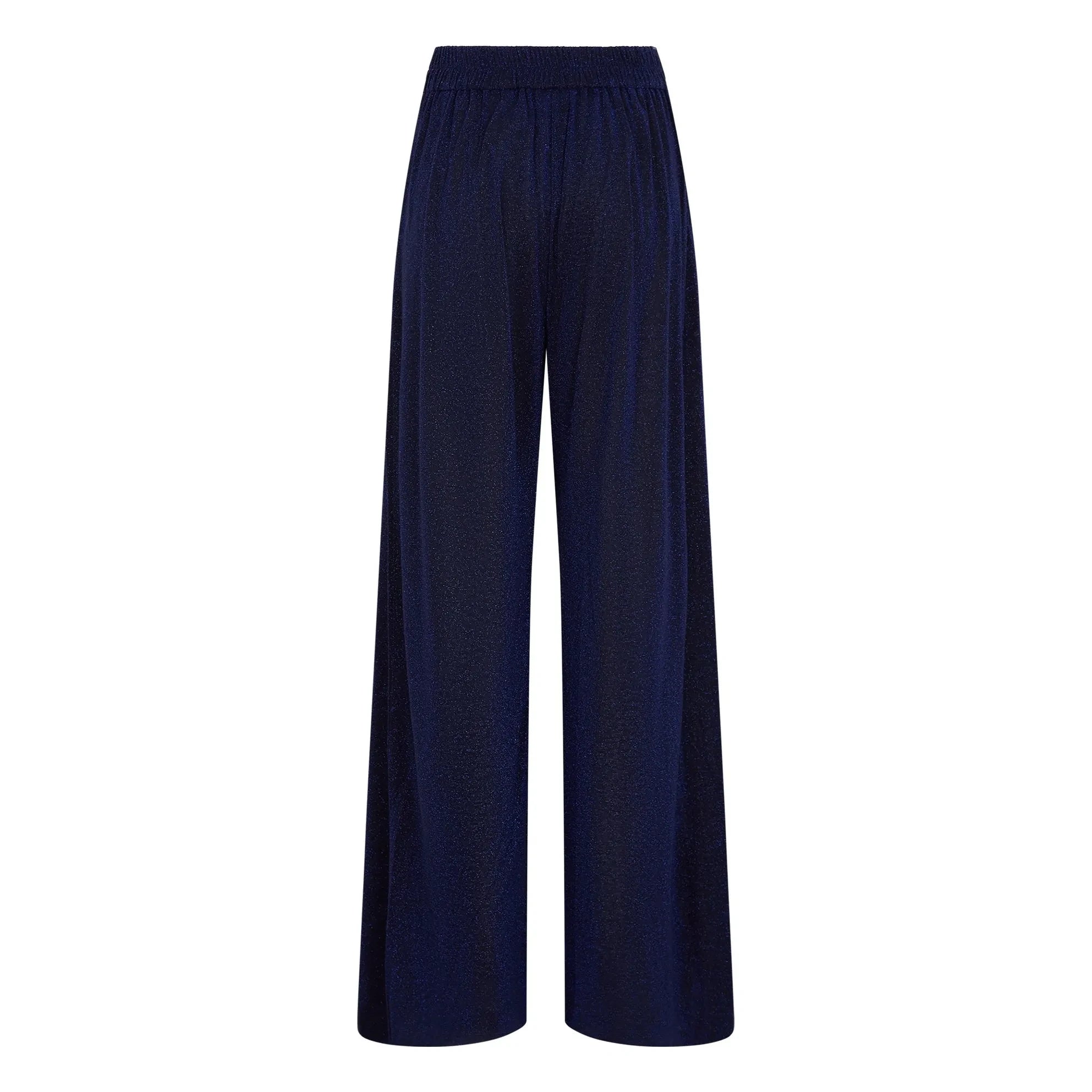 Momoni - Pantalón metálico Aspen | Azul marino