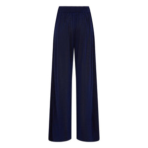 Momoni - Pantalón metálico Aspen | Azul marino