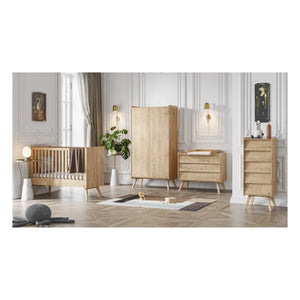 VOX - Cómoda de madera vintage | Roble