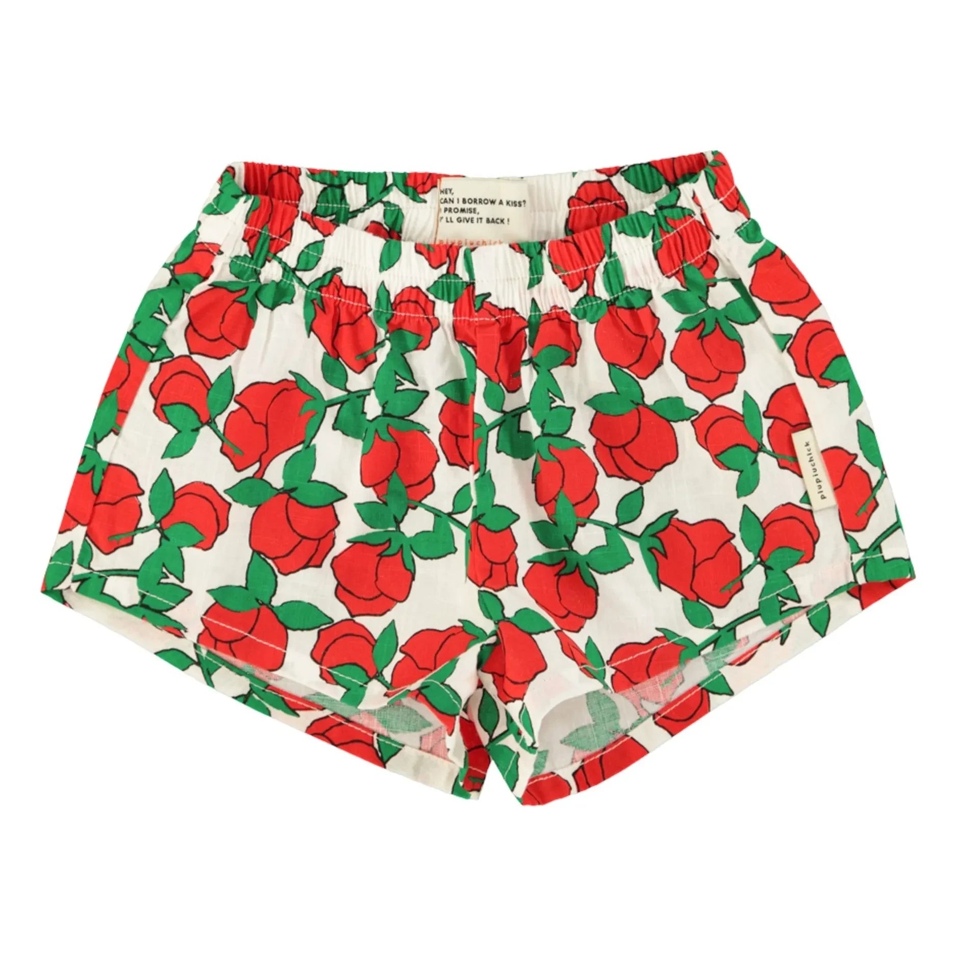 Piupiuchick - Pantalón Corto Estampado Floral | Blanco