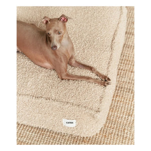 Cafide - Cama para Perros Cuadra Trigo Sarraceno | Beige