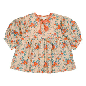 Louis Louise - Blusa Poonam Fleurie | Beige rosa