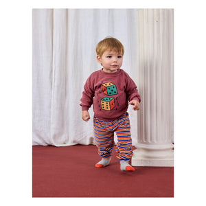 Bobo Choses - Roll The Dice Sudadera de algodón orgánico | Marrón