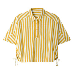 Sessùn - Camisa de rayas Lido | Amarillo
