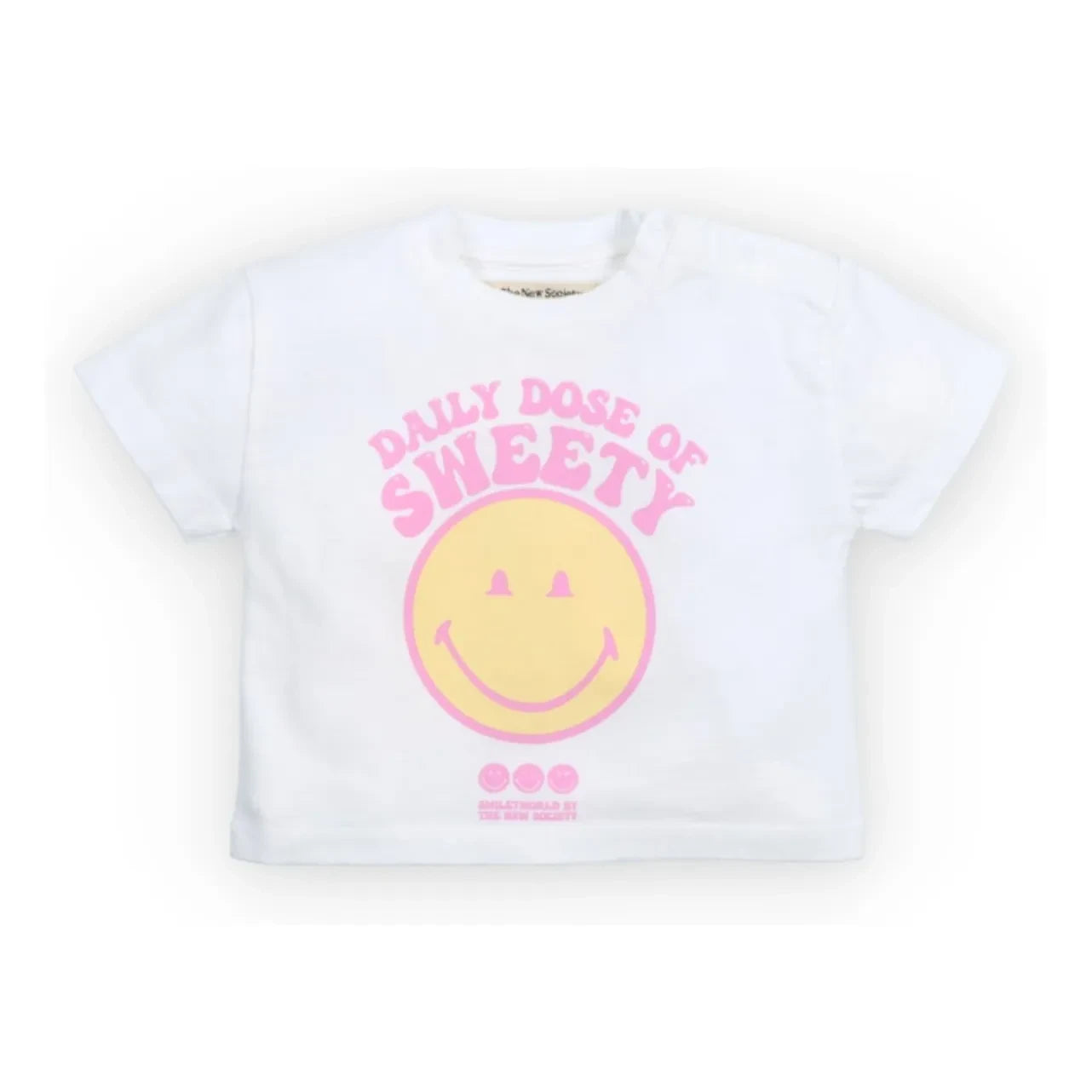 the new society - Camiseta Smiley Bebek | Blanco