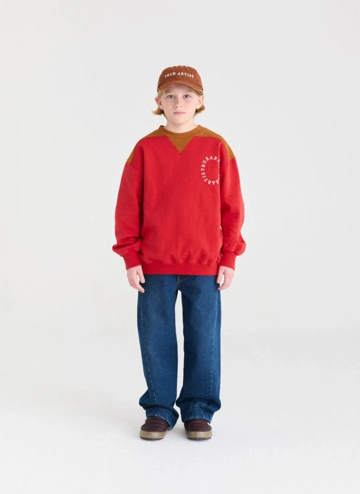 True Artist - Sweat N°14 algodón orgánico | Rojo