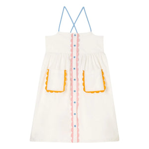 Stella McCartney Niños - Vestido con Contraste | Blanco