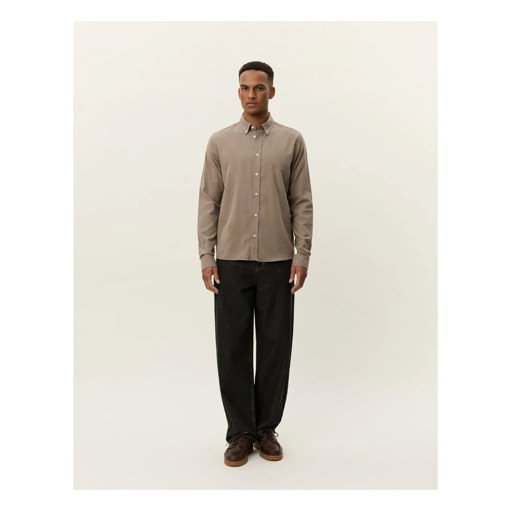 Les Deux - Camisa Desert Reg | Gris