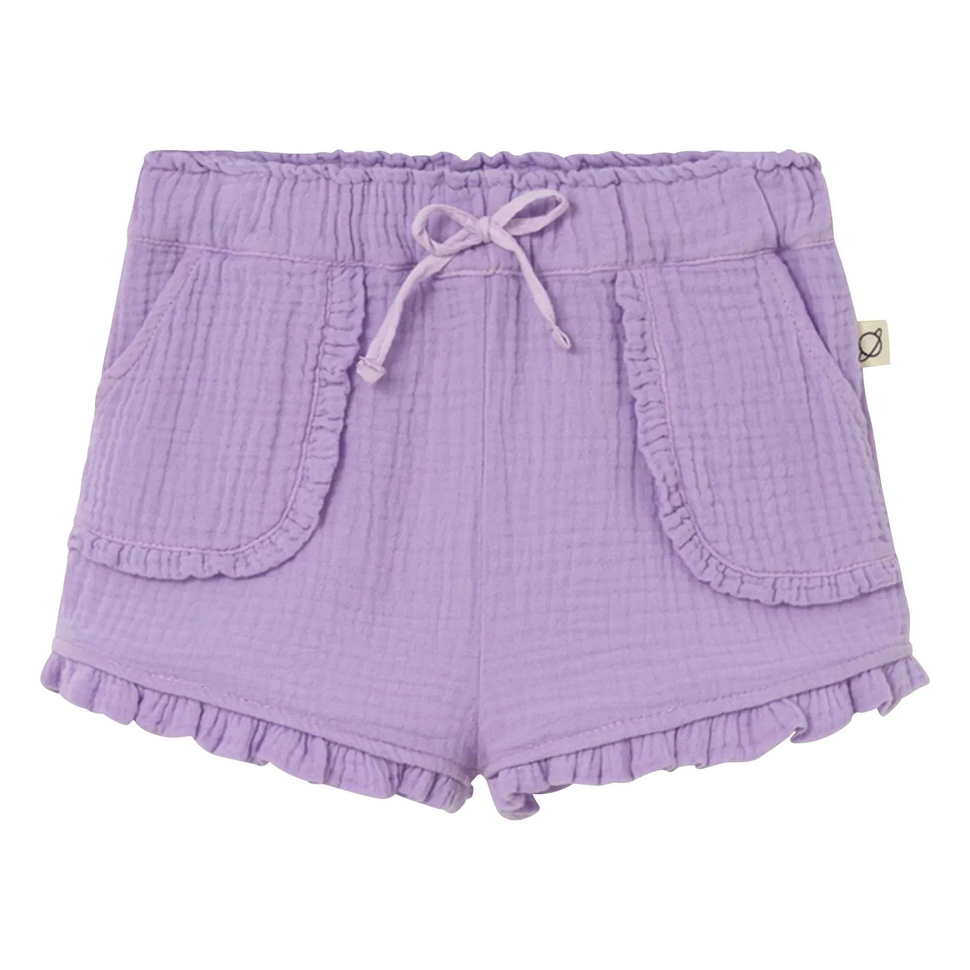 Cozmo - Stella Shorts de gasa de algodón | Lavanda