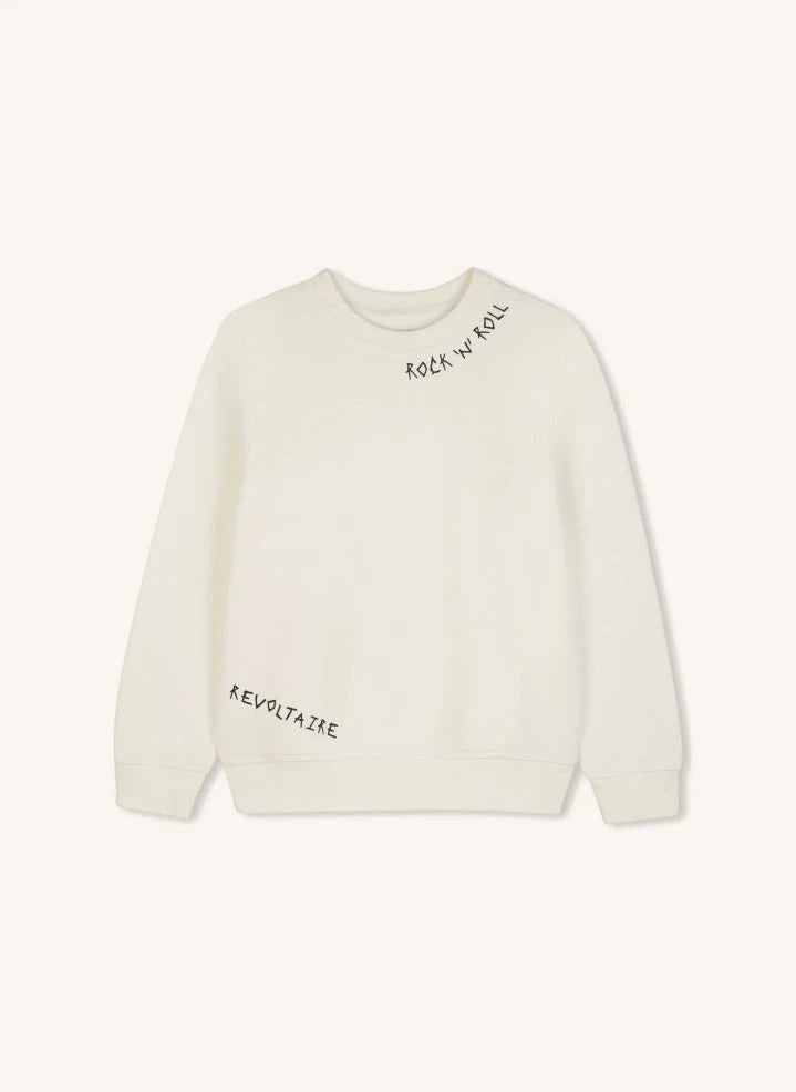 Zadig & Voltaire - Simba organik pamuk sweatshirt | Beyaz