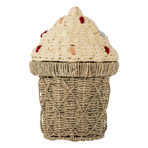 Bloomingville Mini - Cesta de almacenaje Cillie | Beige