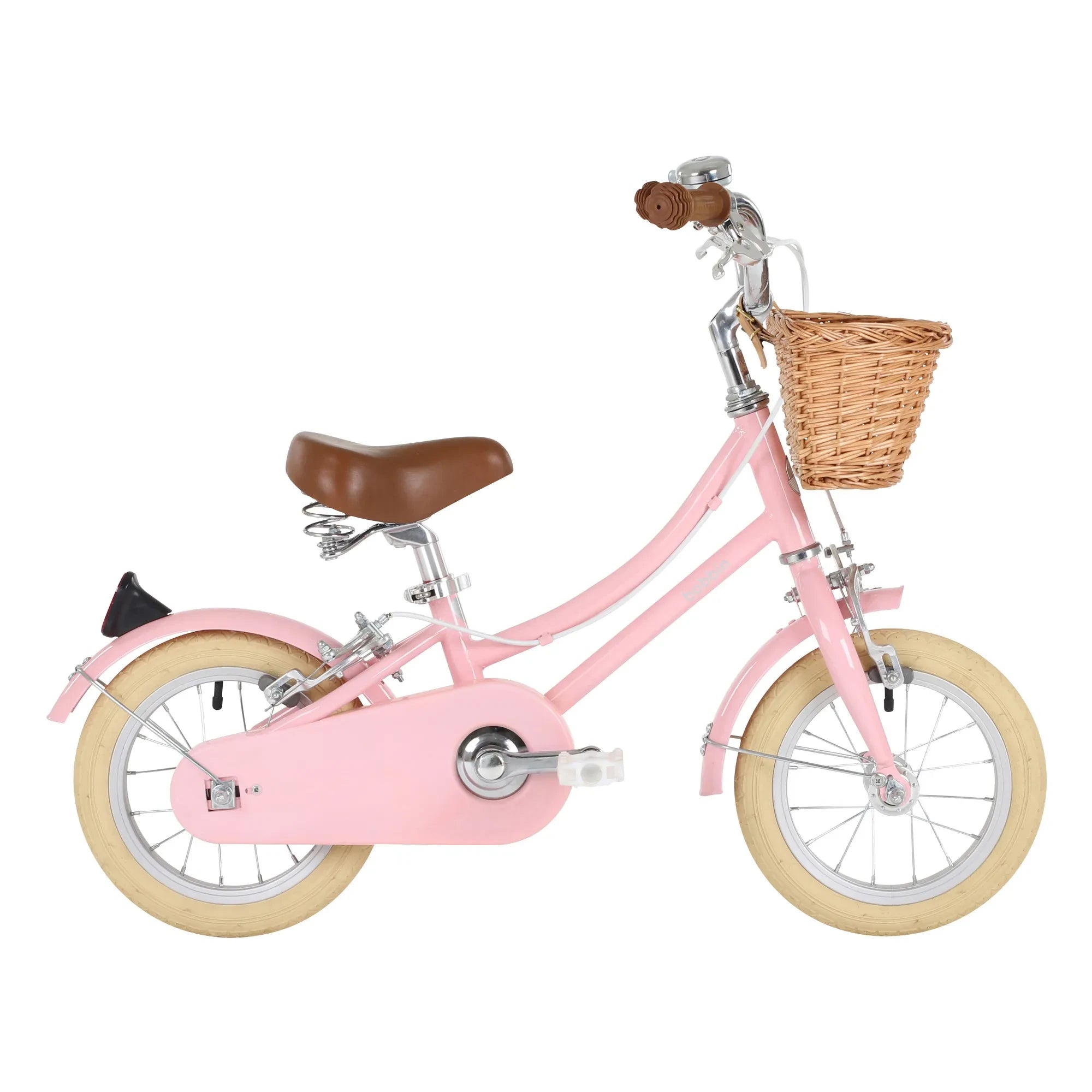 Bobbin - Bicicleta infantil Gingersnap de 12" | Rosa pálido