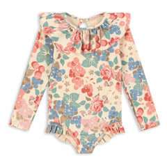 Konges Sløjd - Traje de baño de manga larga Manuca Fibras recicladas | Beige