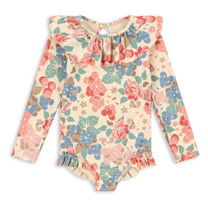 Konges Sløjd - Traje de baño de manga larga Manuca Fibras recicladas | Beige