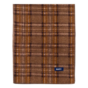 Kappy - Ekose Polar Atkı | Kahverengi