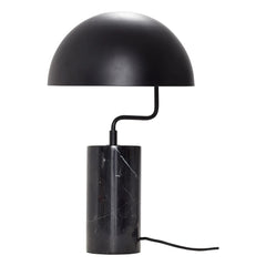 Hübsch - Lámpara de mesa de mármol | Negro