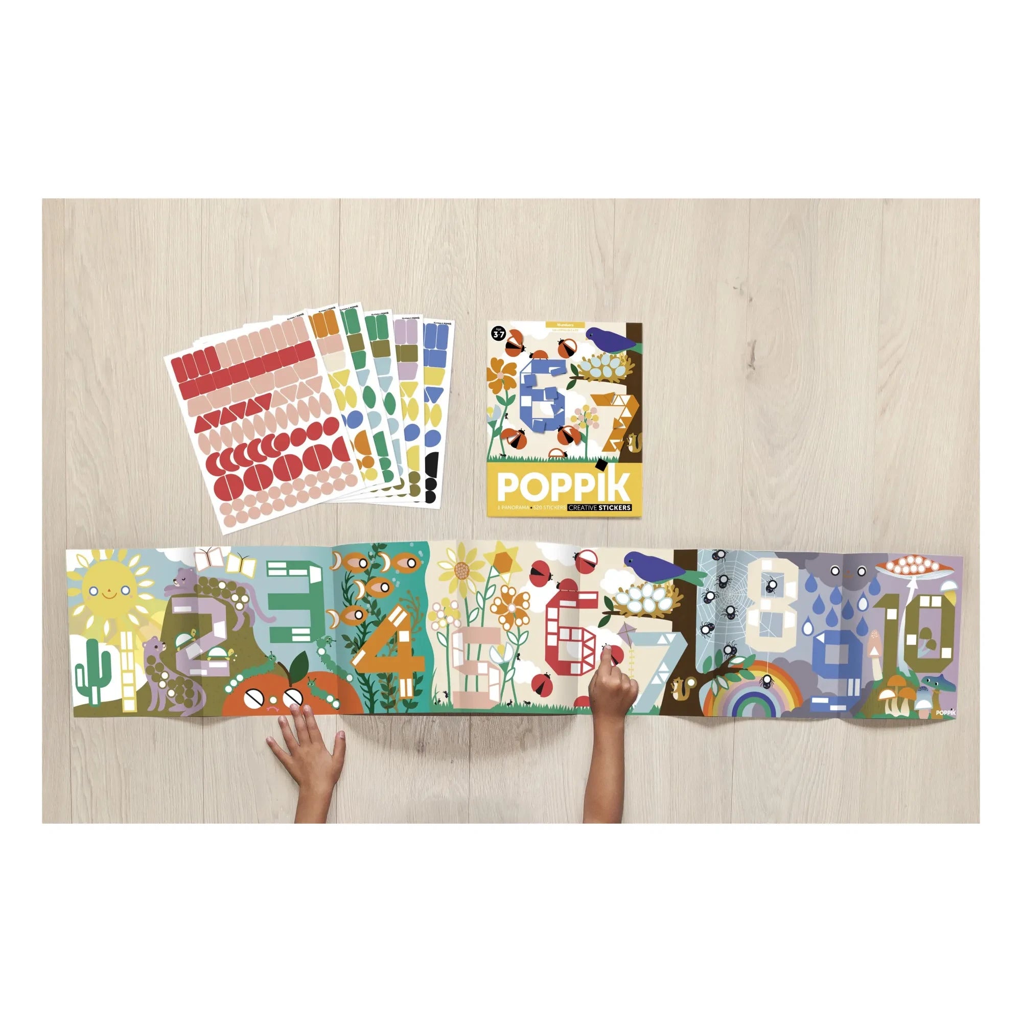 Poppik - Pegatinas de números y Póster